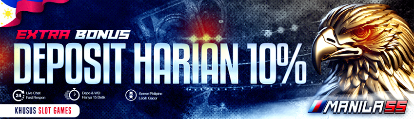 BONUS DEPOSIT HARIAN 10%